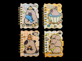 Mini libreta con abrojo CAPIBARA